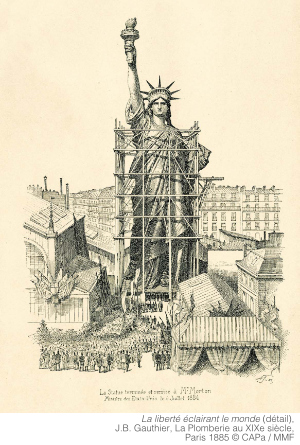 Le Paris de Gustave Eiffel, 1832-1923, Paris, Cité de l'architecture et du patrimoine, La liberté éclairant le monde